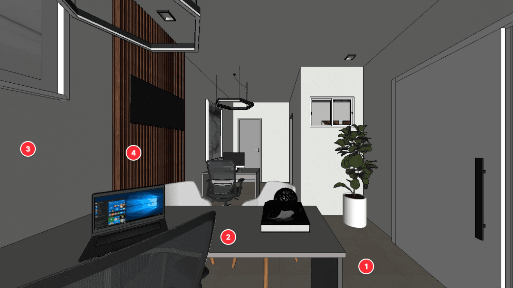 Image annotation workflow showing targeted edits